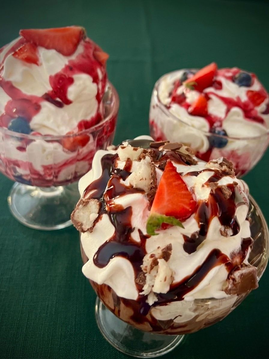 Profiterol cu fructe